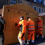 Montage du Marché de Noël 2019